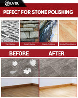 SILVEL 860W Wet Polisher, 4 inch Wet Stone Polisher with 6 Variable Speeds, 110V Granite Polisher with 7 Diamond Polishing Pads for Granite, Marble, Concrete, Stones SILVEL