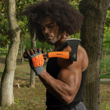 KSEIBI Wood Axe, Small Outdoor Camp Hatchet for Splitting and Kindling Wood, Forged Steel Blade with Anti-Slip and Shock Reduction Handle Great Throwing Axes and Hatchets (Modern) KSEIBI