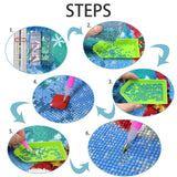 VAIIEYO 5D DIY Large Diamond Art Kits for Adults Dinosaur, Diamond Art Animal, Large Diamond Painting Kits Full Drill Round Rhinestone Craft Canvas for Home Wall Decor Gift 12x31 inch VAIIEYO