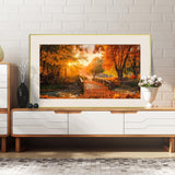 ATDMS Large Diamond Art Kits for Adults - DIY 5D Landscape Diamond Painting Kits for Adults,Full Drill Forest Diamond Painting, Sunset Gem Art Kits for Home Wall Decor 27.5x15.7 Inch ATDMS