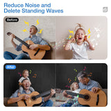 12 Pack Acoustic Panels Self-Adhesive, 1" X 12" X 12" Quick-Recovery Sound Proof Foam Panels, Acoustic Foam Wedges High Density, Soundproof Wall Panels for Home Studio,Carbon Black HEMRLY