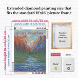 Neopalette Diamond Painting Kits for Adults, Art and Craft, Full Drill Diamond Painting Abstract and Ornaments, DIY 5D Diamond Art Craft (Acadia) Neopalette