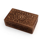 Great Birthday Gift Ideas Handmade Decorative Wooden Jewelry Box Jewelry Organizer Keepsake Box Treasure Chest Trinket Holder Watch Box Storage Box Housewarming Gifts Women The Great Indian Bazaar
