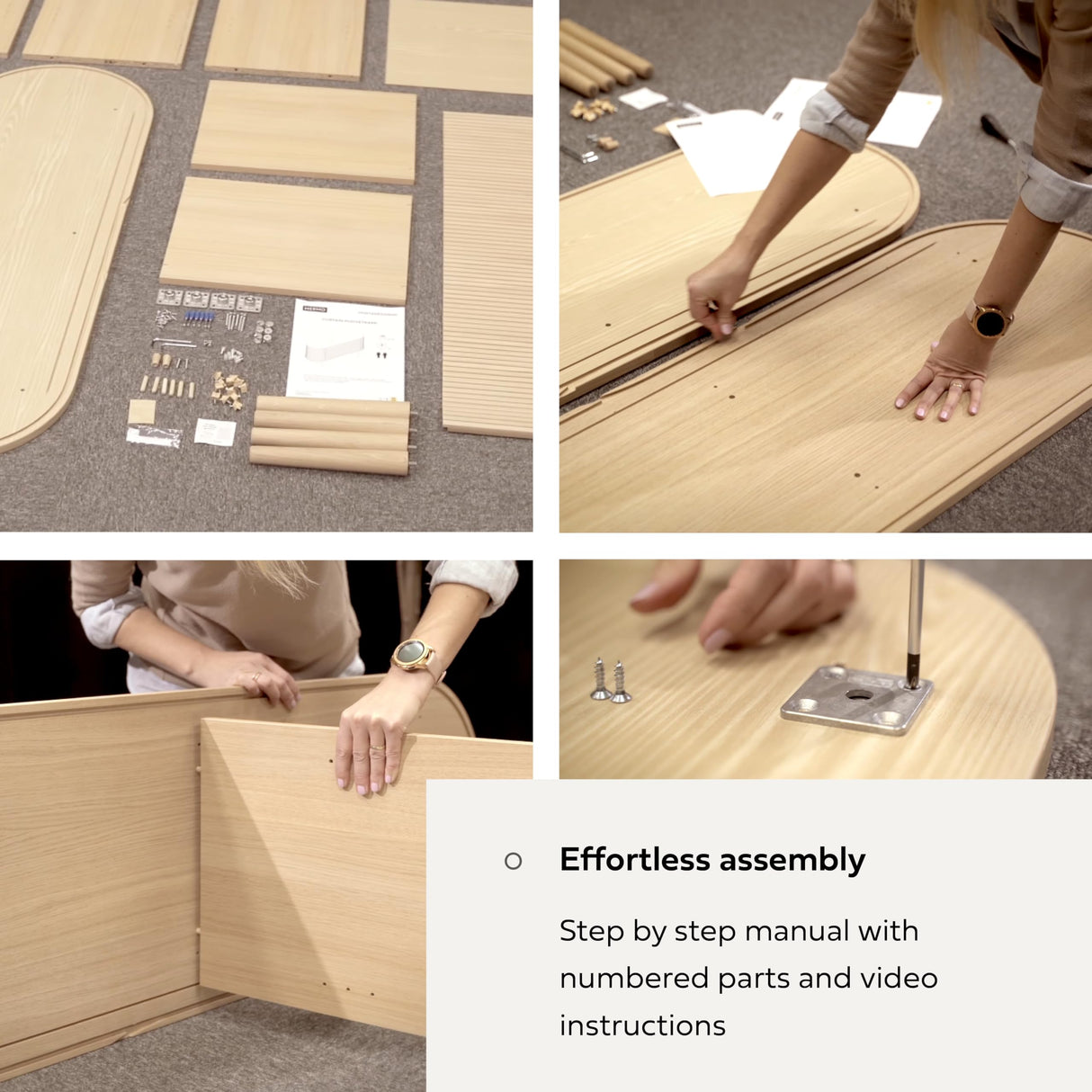 WERMO 55'' Black Sideboard Storage Cabinet with Doors and Shelves - Black Credenza Storage Cabinet for Office, Bedroom Storage Cabinet, Hallway Storage Cabinet, Black Buffet Cabinet (Black Oak) WERMO