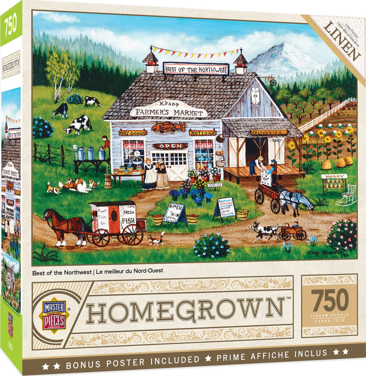Masterpieces 750 Piece Jigsaw Puzzle For Adults and Family - Best Of The Northwest - 18"x24" Masterpieces