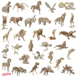 Eco 3D Wooden Puzzle - Unicorn from Deluxebase. Sustainable Wood Animal Puzzle Craft Set. Model Building Kit for Educational Toys and Kids Party Favors. Deluxebase