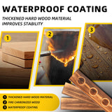 Ghosthorn Fishing Rod Holders for Garage Holds up 10 Rods Wood Pole Rod Rack Tackle Storage Gear and Equipment Fishing Gifts for Men Women (fishing rod holders 4.0) Ghosthorn