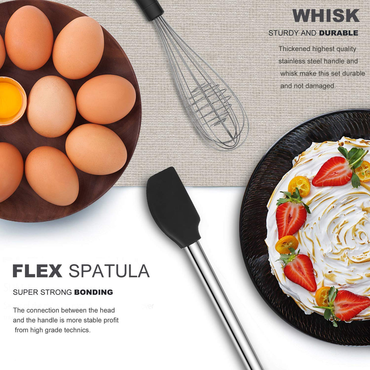 Kitchen Utensil Set-Silicone Cooking Utensils-33 Kitchen Gadgets & Spoons for Nonstick Cookware-Silicone and Stainless Steel Spatula Set-Best Kitchen Tools, Useful Pots and Pans Accessories BESTZMWK