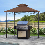 JANCANOPY Gazebo Replacement Cover for Grill Gazebo Model L-GG001PST-F, (Brown) JANCANOPY