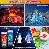208+ Science Experiments - Science Kits for Kids Age 5-7-8-12, S.T.E.M Preschool Learning Educational Toys, Volcano Chemistry Set Scientist Set, Halloween Christmas Birthday Gift Ideas for Boys Girls Mestown