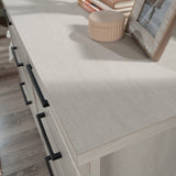 Sauder Summit Station Dresser, L: 50.91" x W: 18.15" x H: 31.85", Glacier Oak finish Sauder