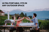 Ooni Karu 12 Multi-Fuel Outdoor Pizza Oven – Portable Wood and Gas Fired Pizza Oven with Pizza Stone, Outdoor Ooni Pizza Oven - Woodfired & Stonebaked Pizza Maker, Countertop Dual Fuel Pizza Oven ooni