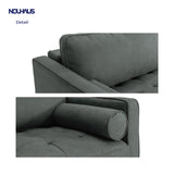 Nouhaus Module, Sleeper Sofa Bed Couch. 7ft Luxury Convertible Sofa Futon Bed with No Roll Together Latex. Pull Out Couch Bed for Bedroom Couch, Small Apartment Furniture Sofas or RV Couch Nouhaus