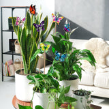 Wivico 8 Pcs Butterfly Diamond Art Kits for Adults,Small Butterfly Stakes Diamond Painting Craft for Garden Home Decoration Wivico