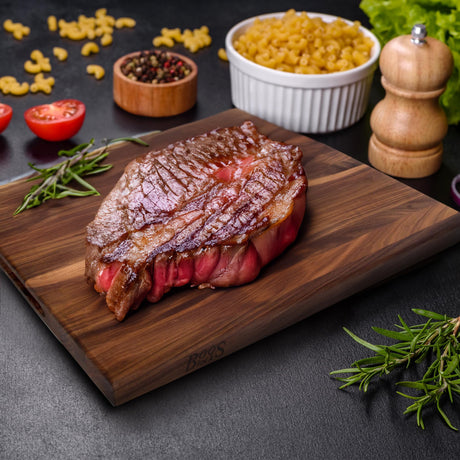 John Boos Block R-Board Reversible Wood Cutting Board, 24"x18"x1.5", Walnut John Boos