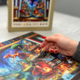 Wooden.City Enchanted Tales 1000 Piece Puzzle, Wooden Puzzles for Adults, Jigsaw Puzzles 1000 Pieces, Made in EU, Size 21.25 X 15.5 in, Magical Jigsaw Puzzle WOODEN.CITY