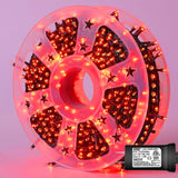 YEGUO Red Christmas Lights Outdoor, 165ft 500 LED String Lights Indoor, Green Wire Twinkle Tree Lights Plug in YEGUO