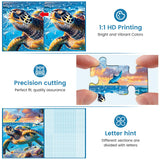 500 Piece Puzzle for Adults-Sea Turtle Puzzle| Recycled Cardboard Jigsaw Puzzles 500 Pieces | Challenging Family Activity Great Gift Idea for Family Friends | Difficult Puzzles Size 20.5X 15 inches Edsjegn
