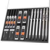 Mr. Pen- Metal Mechanical Pencil Set, 5Sizes, 0.3, 0.5, 0.7, 0.9, 2mm, Mechanical Pencils, Sketching Pencils, Drafting Pencil, Mechanical Pencil Metal, Lead Pencils, Drawing Mechanical Pencils Mr. Pen