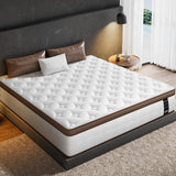 BedStory Firm King Mattress for Couples - 14 Inch Hybrid Mattress with Quiet Motion Isolation, Orthopedic Spinal Support and Back Pain Relief - 800+ Pocket Springs, CertiPUR-US Certified BedStory