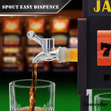 Slot Whiskey Decanter Set 32oz Whiskey Decanter Sets for Men with Spout Stones &Tray,Casino Liquor Decanter Dispenser Decanters for Alcohol Tequila Decanter Bourbon Gifts for Men Dad Him Husband LuxuryBar