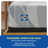 Sealy Dreamlife 10” Hybrid Mattress-in-a-Box, King, SealyComfort Gel Memory Foam, SealyResponsive Encased Coils, Surface-Guard Technology Sealy