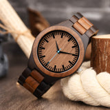 Personalized Wood Watch for Men Engraved Men's Wooden Watch Customized Anniversary Birthday Watch for Husband Dad Son LMWOOD