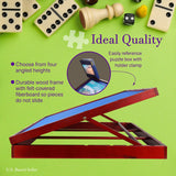 Jigitz 1500 Piece Jigsaw Puzzle Board Easel - Fold and Tilt Adjustable Felt Puzzle Board Tabletop Jigsaw Easel Board - 26" x 35" Portable Tabletop Puzzle Saver Jigitz