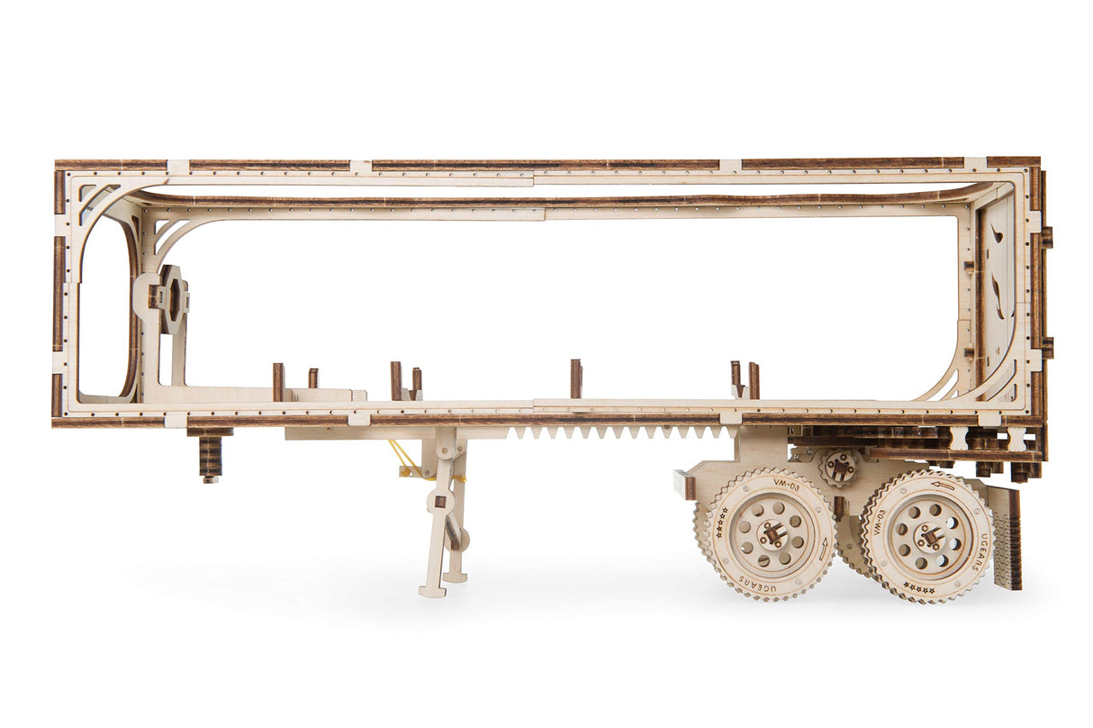 UGEARS Trailer for Heavy Boy Truck VM-03 Self-Assembling 3D Wooden Model UGEARS