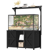 YITAHOME 120 Gallon Reptile Tank Stand with Power Outlets, Heavy Duty Large Reptile Tank Stand with Cabinet, Reptile Tank Turtle Terrariums Table for Accessories Storage,1100LBS Capacity YITAHOME