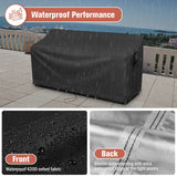 Kingling Patio Furniture Covers for 3 Piece Patio Chairs Set, Outdoor Furniture Cover Waterproof Wicker Chairs Cover - 75"L X32"W X31"H Kingling