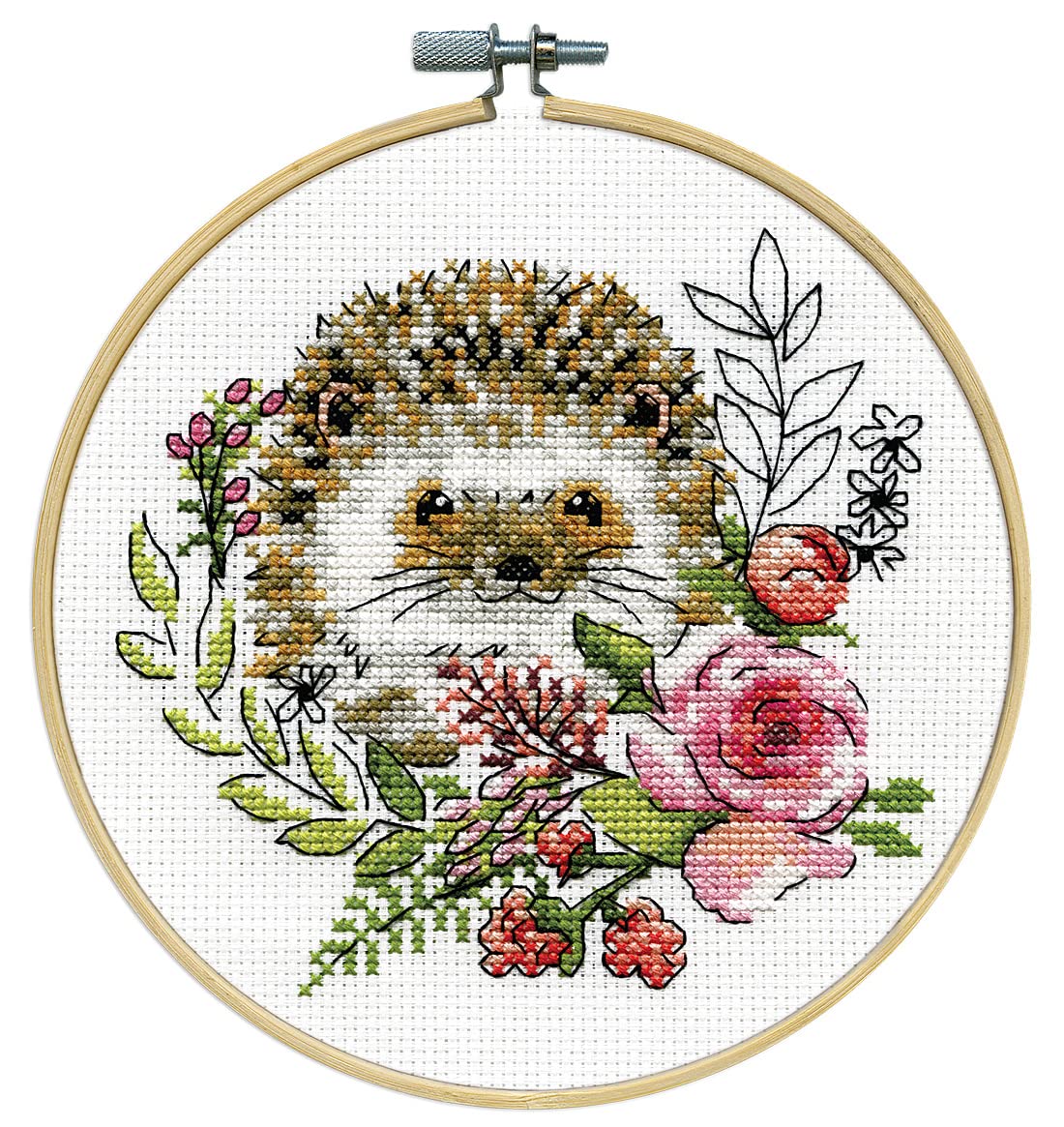 Counted Cross Stitch Hedgehog DesignWorks Ink