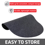 Drymate Christmas Tree Stand Mat (28”), Protects Floors from Spills and Scratches, Absorbent, Waterproof, Machine Washable, Durable, (Made in The USA)(Charcoal) Drymate