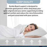 Yarfyk Queen Bed Board Under Mattress Support,Foldable Box Spring, 38"x 74",Mattress Support Wooden Bunkie Board,Bunkie Board,Bed Slats Yarfyk