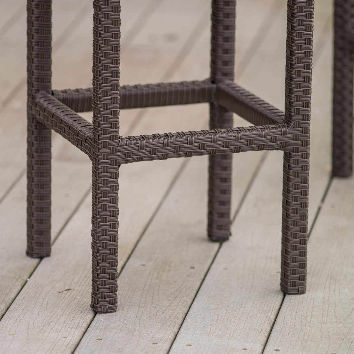 Christopher Knight Home Milton Outdoor Wicker Backless Bar Stools, 2-Pcs Set, Dark Brown Christopher Knight Home