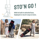 CROWN SHADES 10x10 Pop Up Canopy with 1 Side Wall - Beach Tent with One Push Setup - Outdoor Sun Shade for Events, Parties, Camping - Gazebo with STO-N-Go Cover Bag (White) CROWN SHADES