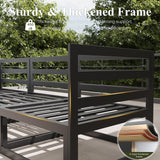 LayinSun Large Aluminum Patio Furniture Set with Fire Pit Table, 9 Pieces Modern Outdoor Conversation Set Sectional Metal Sofa Set with Olefin Cushion LayinSun