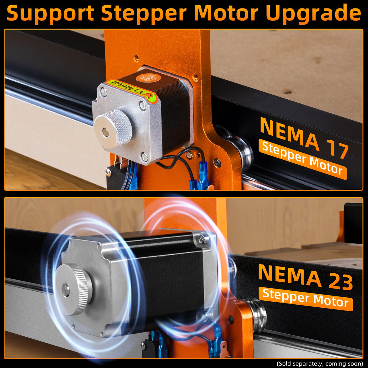 FoxAlien CNC Router Machine Masuter 3 with Steel Wheels, 3-Axis Engraving Milling Machine 15.75” x 15.75” x 3.74” Working Area for Wood Acrylic MDF Nylon Carving Cutting FoxAlien