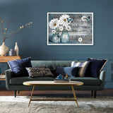 BOHADIY Daisy Diamond Painting Kits for Adults Diamond Art Kits for Adults Beginner, Inspirational DIY Full Drill Diamond Dots Paintings with Diamonds 5D Gem Art and Crafts Home Wall Decor Bottle BOHADIY