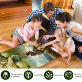 MAIYOUWENG 1000 Piece Wooden Puzzles for Adults Family Elderly or Kids, Warrior and Animal Puzzle Game for Parent-Child, Funny 1000 Piece Native American Jigsaw Puzzle Toy Gift for Friend Wife Mom MAIYOUWENG