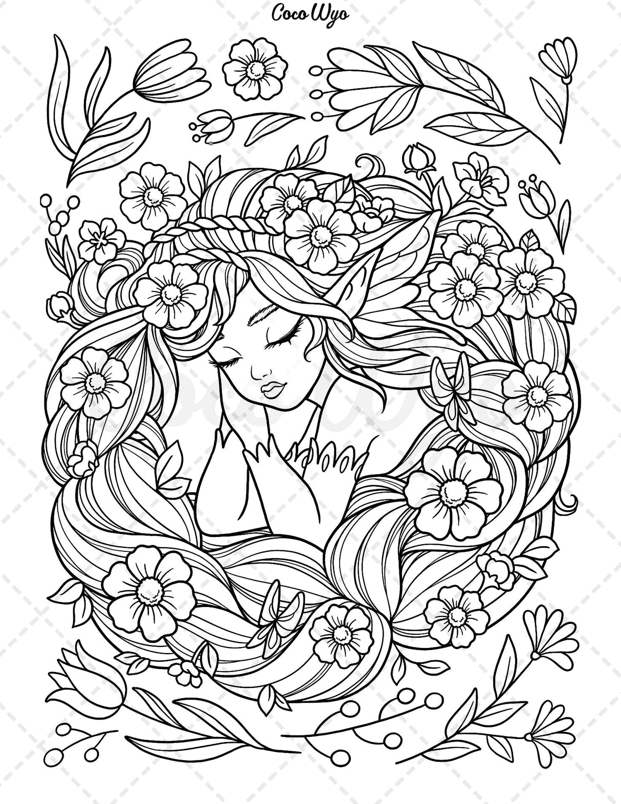 Fairy Beauties: Coloring Book for Adults, Women, and Teens Featuring Beautiful Fantasy Fairies for Relaxation Independently Published