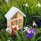 Niteangel Natural Wooden Insect Hotel, Garden Insect House for Ladybugs, lacewings, Butterfly, Bee, Bug Niteangel