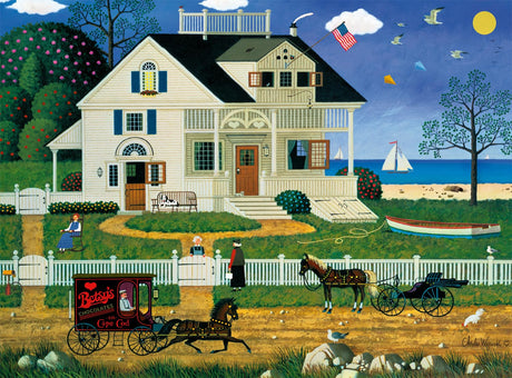 Buffalo Games - Charles Wysocki - Pickwick Cottage - 1000 Piece Jigsaw Puzzle for Adults -Challenging Puzzle Perfect for Game Nights - Finished Size is 26.75 x 19.75 Buffalo Games