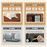 Dog Crate Furniture with Cushion, Indoor Dog Kennel with Double Doors, Side End Table Dog Cage, Pet House for Small/Medium/Large Dog, Easy Assemble (Rustic Brown, L(38.8’’x 25.7’’x27’’)) GUNJI