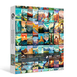 National Parks Puzzle for Adults 1000 Pieces, Travel Poster Landscape Puzzle Including Zion Yellowstone Yosemite, Nature Jigsaw Puzzles Scenery Mountain Scene PICKFORU