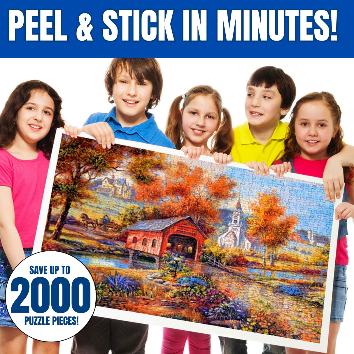 AGREATLIFE Preserve 2 x 1000 to 4000 Pieces Jigsaw Puzzles Puzzle Saver 12 to 24 Sheets - No Stress, No Mess Jigsaw Puzzle Glue Sheets AGREATLIFE