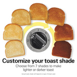 Hamilton Beach Extra Long Slot 2 Slice Toaster with Browning Control, Bagel Function, Cancel Button & Auto Shutoff, Modern Slim Design Fits Any Space, Black (22989) Hamilton Beach