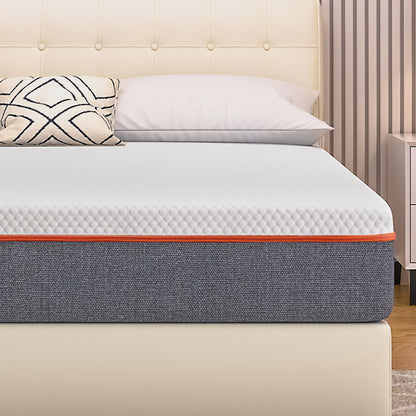 VECELO Charcoal Infused Memory Foam King Mattress 8 Inch, Medium Firm King Size Bed Mattress with Washable Cover for King Bed Frame, Pressure Relieve, Fresh Cooling Comfort