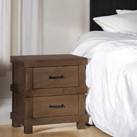 Adams Antique Nightstand - Oak HouseOfZazla
