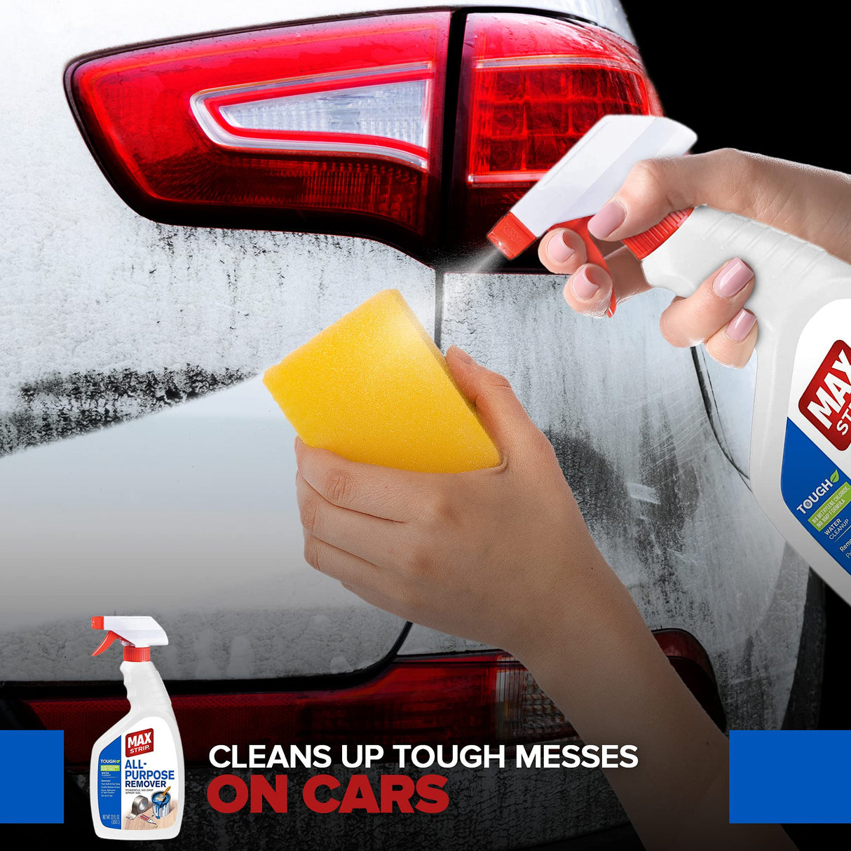 All Purpose Paint Remover Spray 22oz - Water Based Adhesive Remover Spray, Spray Paint Remover, Graffiti Remover Spray, Overspray Remover, Dried Paint Remover - No Methylene Chloride NMP Formula Max Strip